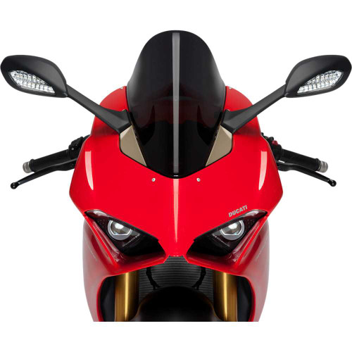 PUIG HI-TECH PARTS 9690N Puig Hi-Tech Parts Race Windscreen - 15-3/4" - Black - Ducati 9690N