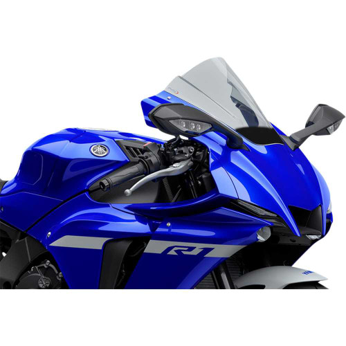 PUIG HI-TECH PARTS 3826H Puig Hi-Tech Parts Race Windscreen - 13-1/4" - Smoke - Yzf-R1 3826H