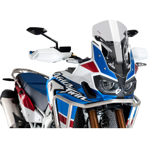 Puig Hi-Tech Parts Race Windscreen - 16-1/4" - Light Smoke - Honda 8904H