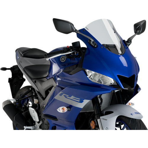 Puig Hi-Tech Parts Race Windscreen - 13" - Clear - Yzf-R3 3737W
