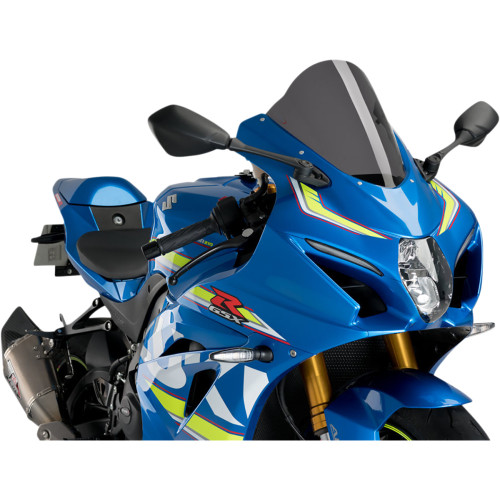 Puig Hi-Tech Parts Race Windscreen - 11-1/4" - Dark Smoke - Gsx-R 3631F