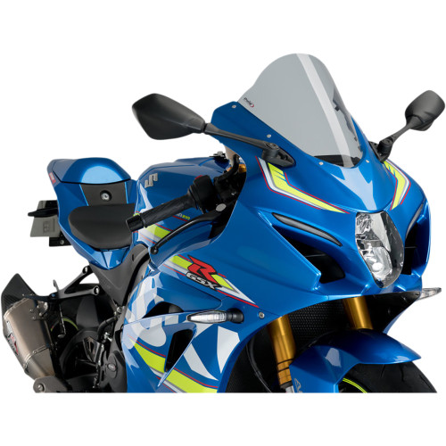 Puig Hi-Tech Parts Race Windscreen - 11-1/4" - Smoke - Gsx-R 3631H