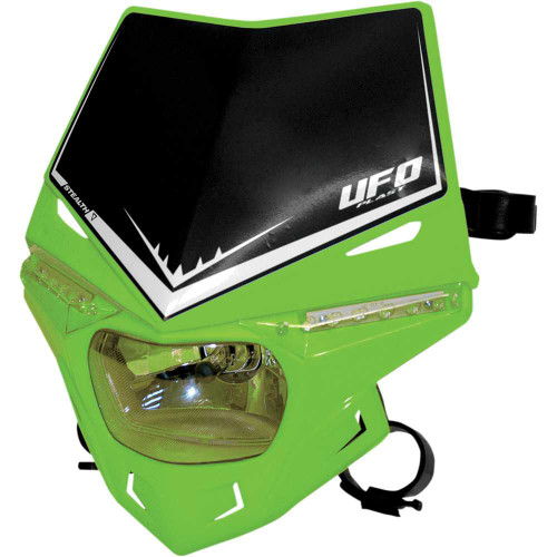 UFO PF01715026 Ufo Stealth Headlight - Green Pf01715026
