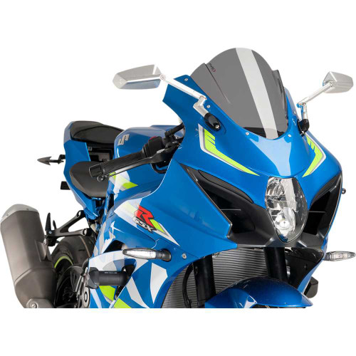 PUIG HI-TECH PARTS 9013F Puig Hi-Tech Parts Race Windscreen - 12-1/4" - Dark Smoke - Suzuki 9013F