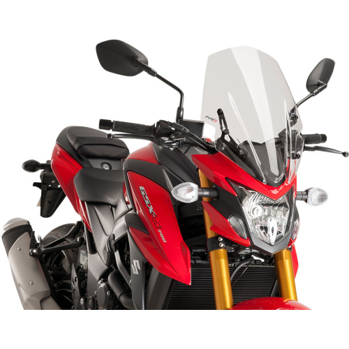 Puig Hi-Tech Parts Race Windscreen - 17-1/4" - Clear - Suzuki 9436W