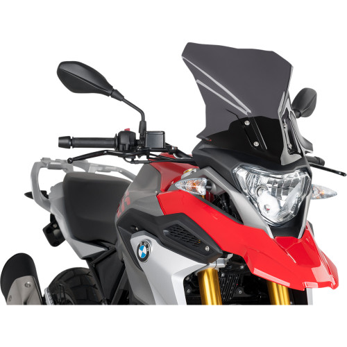 Puig Hi-Tech Parts Touring Windscreen - 17" - Dark Smoke - Bmw 9879F