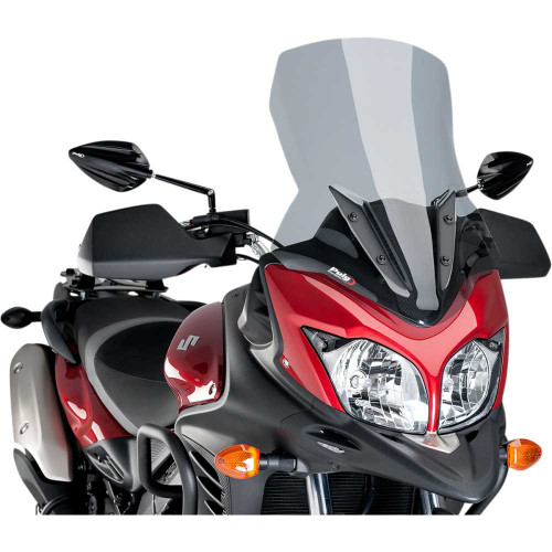 PUIG HI-TECH PARTS 5895H Puig Hi-Tech Parts New Generation Windscreen - 21-1/4" - Smoke - V-Strom 650 5895H