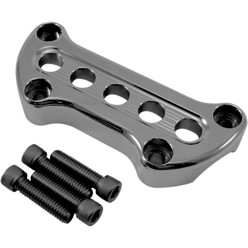 JOKER MACHINE 03852C Joker Machine Handlebar Clamp - Chrome 03-852C