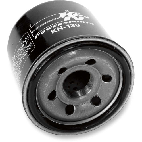 K & N KN138 K & N Performance Oil Filter - Aprilia/Arctic Cat/Bimota/Cagiva/Kawasaki/Kymco/Suzuki Kn-138