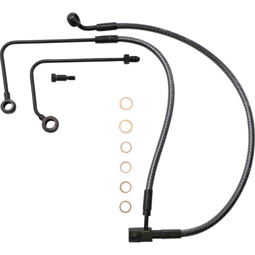 MAGNUM SHIELDING AS77001 Magnum Shielding Brake Line - Lower - Karbonfiber As77001