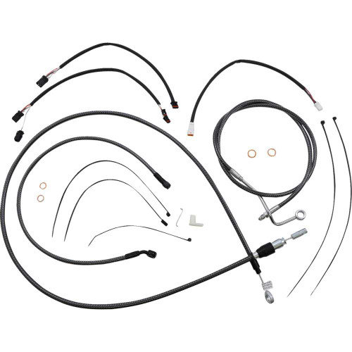 MAGNUM SHIELDING 7871152 Magnum Shielding Karbonfibr Designer Handlebar Installation Kit 7871152