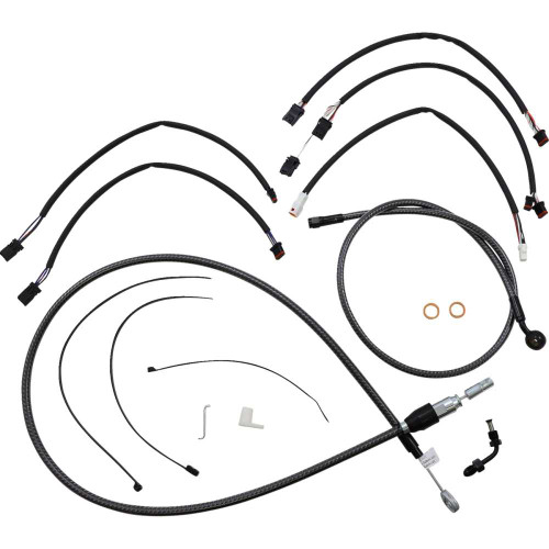 MAGNUM SHIELDING 7871161 Magnum Shielding Karbonfibr Designer Handlebar Installation Kit 7871161