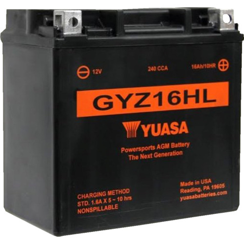 Yuasa Agm Battery - Gyz16Hl Yuam716Ghl