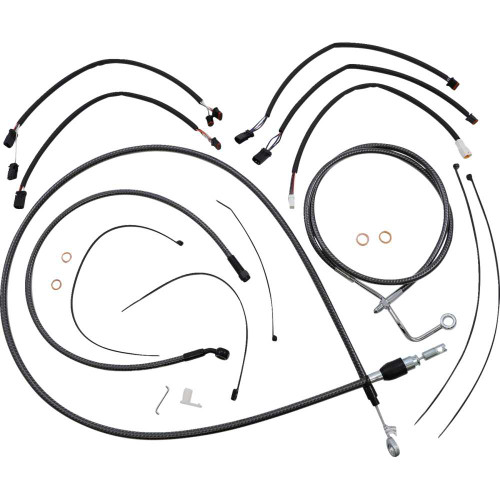MAGNUM SHIELDING 7871132 Magnum Shielding Karbonfibr Designer Handlebar Installation Kit 7871132