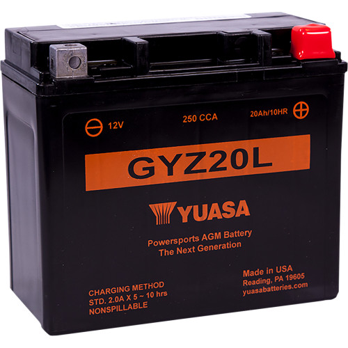 Yuasa Agm Battery - Gyz20L Yuam720Gz