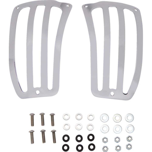 COBRA 026943 Cobra Saddlebag Lid Guards - Chrome 02-6943