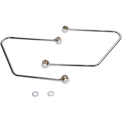 Cobra Saddlebag Supports - Chrome - Honda Vt 02-6115
