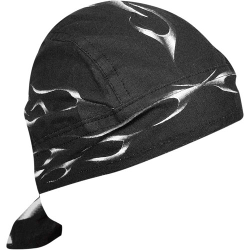ZAN HEADGEAR Z353 Zan Headgear Flydanna Head Wrap - Black Tank Flame Z353
