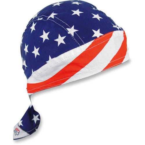 ZAN HEADGEAR Z476 Zan Headgear Flydanna Head Wrap - Stars And Stripes Iv Z476
