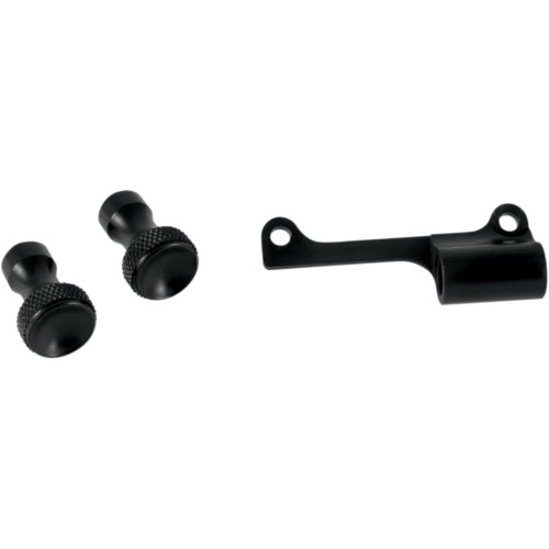 Todd'S Cycle Enrichener Cable Relocation Bracket Kit With Knobs - Mikuni - Black Tmk-3