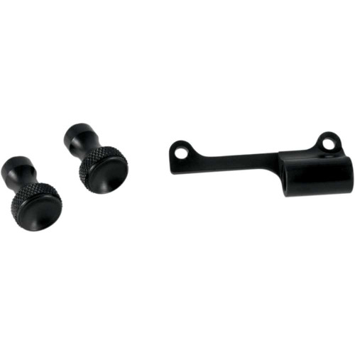 TODD'S CYCLE TMK3 Todd'S Cycle Enrichener Cable Relocation Bracket Kit With Knobs - Mikuni - Black Tmk-3