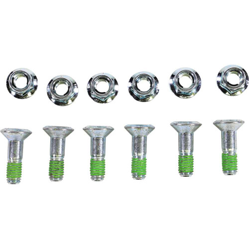 BOLT 2008HSEU Bolt Bolt Kit - Sprocket - Double Locked - Silver - 6 Pack 2008-Hs.Eu