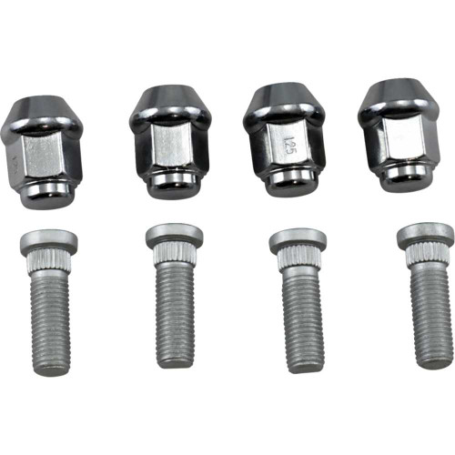 MOOSE RACING 851074 Moose Racing Wheel Stud/Nut Kit - Front/Rear | Rear Left 85-1074