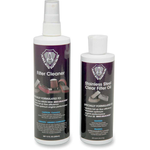 ARLEN NESS 18075 Arlen Ness Filter Recharge Kit - Clear 18-075