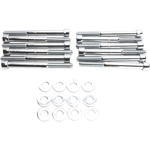 Gardner-Westcott Bolt Kit - Motor Case - Socket-Head - Chrome - M8 P-48-29