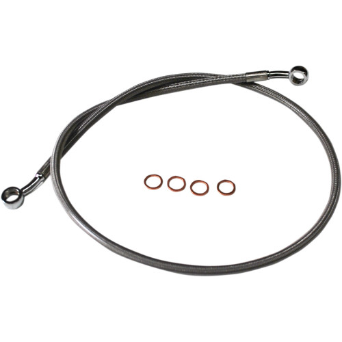 La Choppers Scout Complete Stainless Braided Handlebar Cable/Brake Line Kit - Stock Handlebars La-8400Kt-08 La Choppers Scout Complete Stainless Braided Handlebar Cable/Brake Line Kit - Stock Handlebars La-8400Kt-08