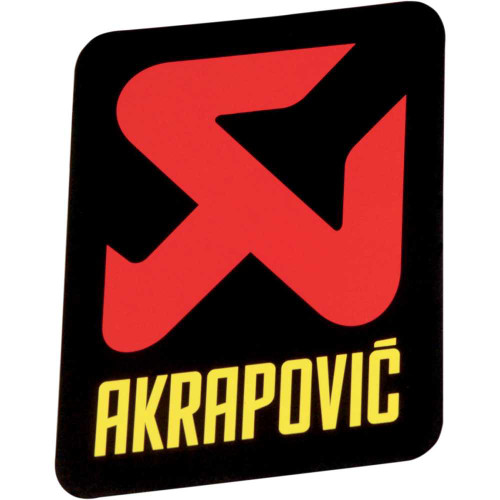AKRAPOVIC PVST2AL Akrapovic Replacement Sticker P-Vst2Al