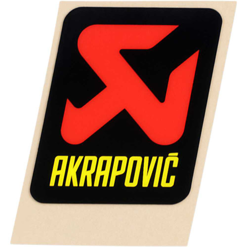 AKRAPOVIC PVST3PO Akrapovic Replacement Sticker P-Vst3Po
