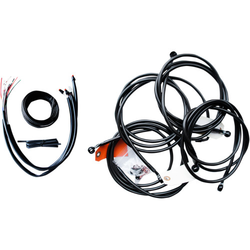 La Choppers Handlebar Cable/Brake Line Kit - Complete - 18" - 20" Handlebars - Midnight La-8053Kt2-19M La Choppers Handlebar Cable/Brake Line Kit - Complete - 18" - 20" Handlebars - Midnight La-8053Kt2-19M