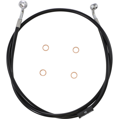 La Choppers Brake Line - 12" - 14" Ape Hanger Handlebars - Black La-8153B13B La Choppers Brake Line - 12" - 14" Ape Hanger Handlebars - Black La-8153B13B