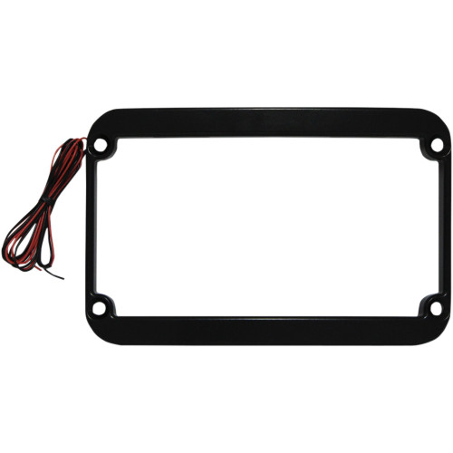 Klock Werks License Plate Frame - Led - Black Kws-01-0088-B