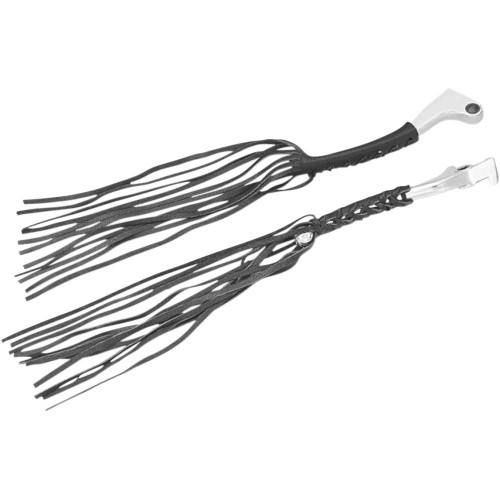 SHOW CHROME 17110 Show Chrome Lever Laces - Leather 17-110