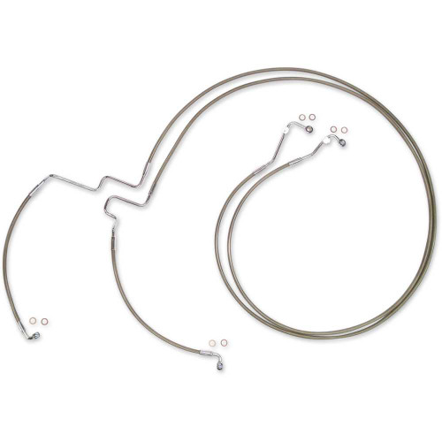 MAGNUM SHIELDING SSC111600 Magnum Shielding Brake Line - Xr - Lower - Stainless Steel Ssc1116-00