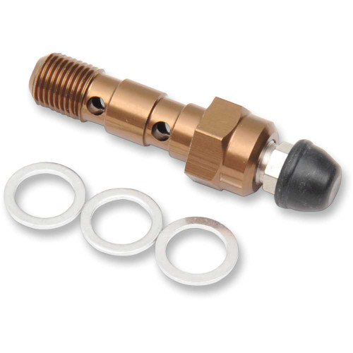 SHINDY 17628 Shindy Aluminum Banjo Bolt With Bleeder - Suzuki 17-628