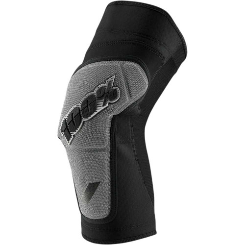 100% 7000100001 100% Ridecamp Knee Guards - Black/Gray - Small 70001-00001
