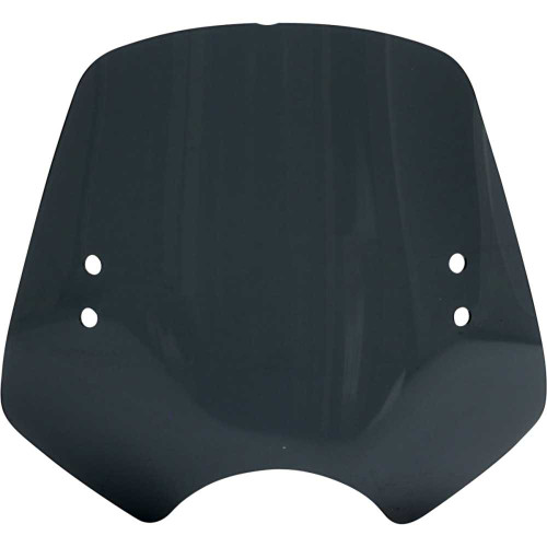 MEMPHIS SHADES MEM16110 Memphis Shades Shooter Windshield - Dark Black Smoke Mem16110