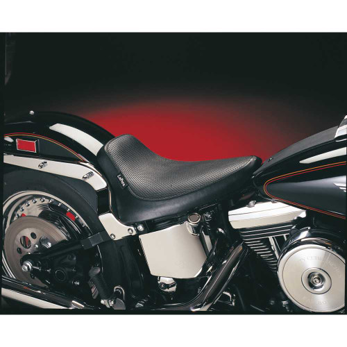 LE PERA LN870 Le Pera Silhouette Solo Seat - Basketweave - Black - Softail '84-'99 Ln-870