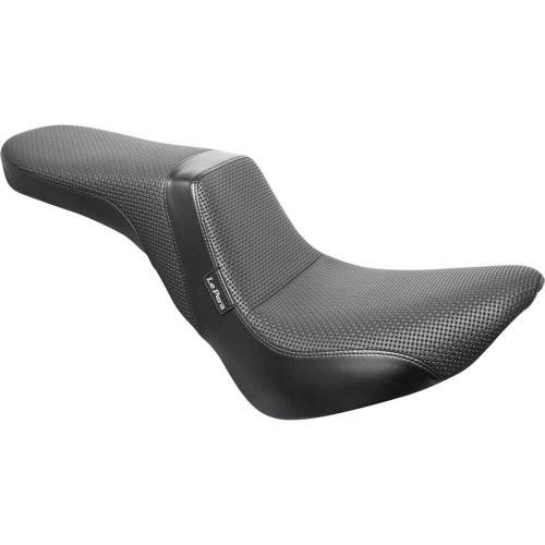 LE PERA LY543BW Le Pera Daytona 2-Up Seat - Without Backrest - Basketweave - Black - Fx/Fl '18-'23 Ly-543Bw