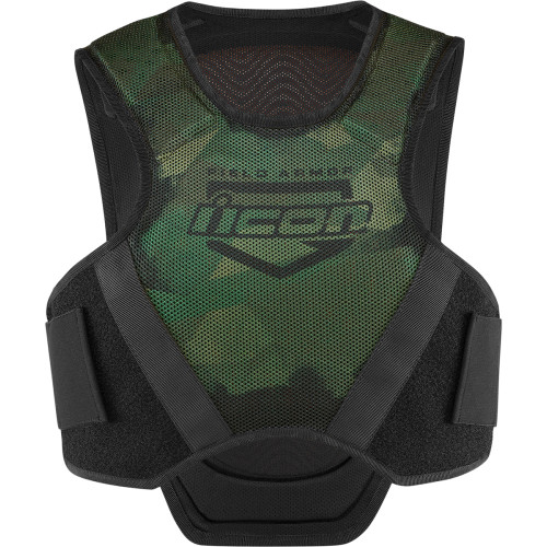 Icon Field Armor Softcore Vest - Green Camo - Xl/2Xl