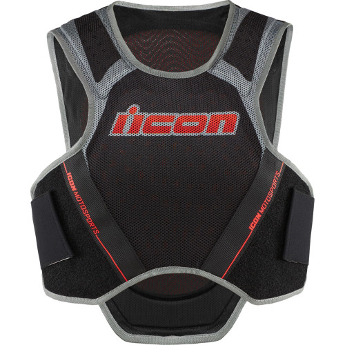 Icon Field Armor Softcore Vest - Megabolt Black - Xl/2Xl