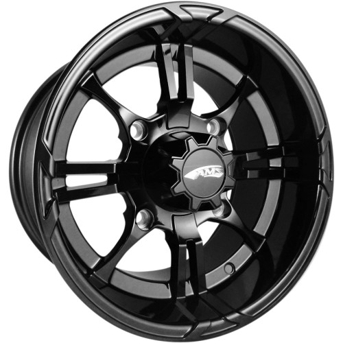 Ams Roll'N 108 Wheel - Front - Black - 14X8 - 4/156 0230-0859 Ams Roll'N 108 Wheel - Front - Black - 14X8 - 4/156 0230-0859