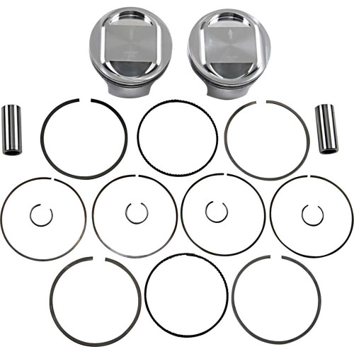 JE PISTONS 324722 Je Pistons Piston Kit - 98" - Twin Cam 324722