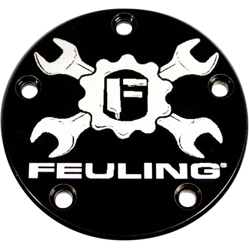 Feuling Oil Pump Corp. Point Cover - 5 Hole - Black 9124