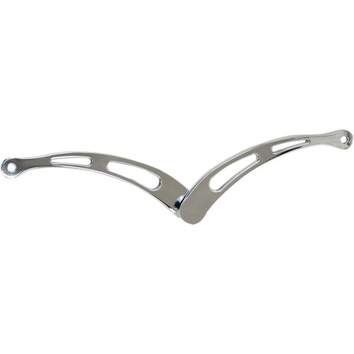 Accutronix Heel/Toe Shifter - Slotted - Chrome Flht-Sc