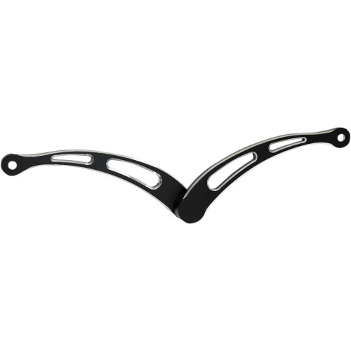 ACCUTRONIX FLHTSN Accutronix Heel/Toe Shifter - Slotted - Black Flht-Sn