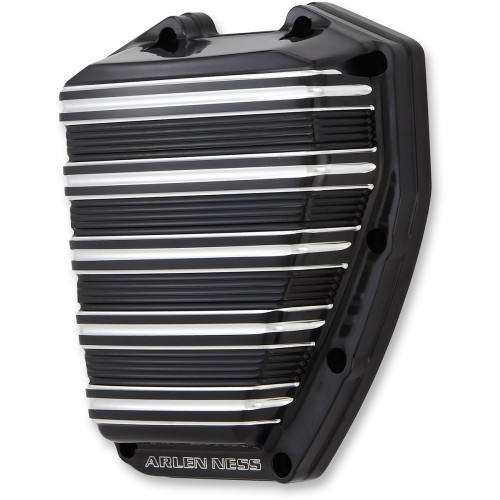 Arlen Ness Cam Cover - 10 Gauge - Black Anodized With Machined Accents 03-963